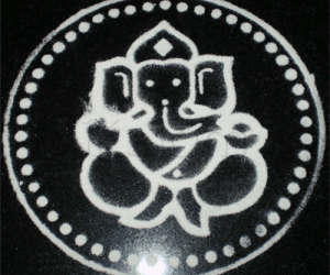 stencil Rangoli