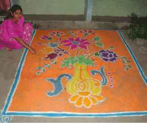 Salt Rangoli