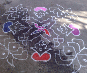 Rangoli: Margazhi dew drops Kolam contest - 2008-2009