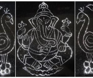 Stencil Rangoli