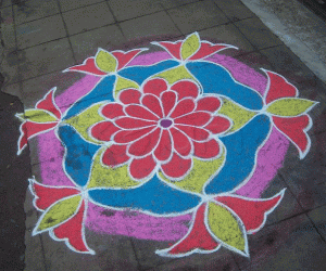 Rangoli: Margazhi dew drops Kolam contest - 2008-2009