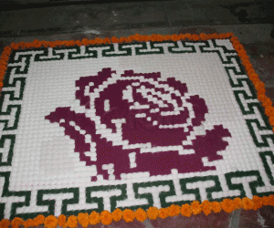 Rangoli: Kumil Kolam