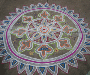 Traditional Kolam