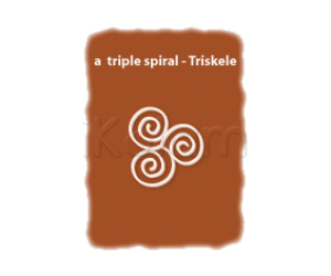 Rangoli: Triple spiral - Triskele