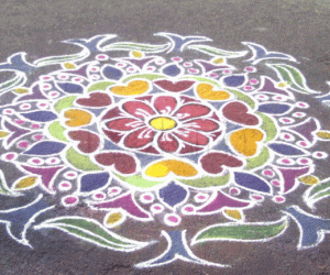 Rangoli: Ash-rangoli