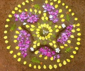 Onam rangoli