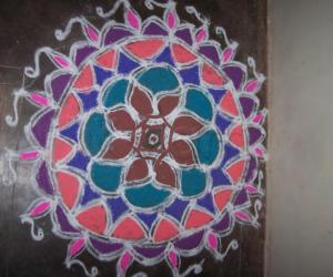 Rangoli: rangoli kolam design