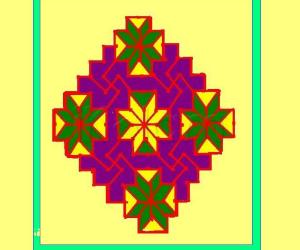 Dotted kolam