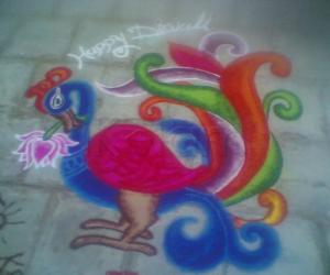 This is most beautiful rangoli this diwali