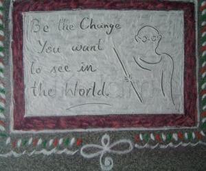 Rangoli: Gandhi Jeyanthi