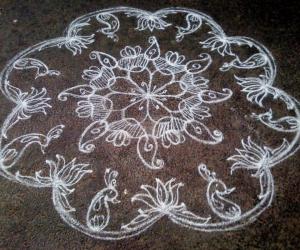 Margazhi dew drops rangoli contest