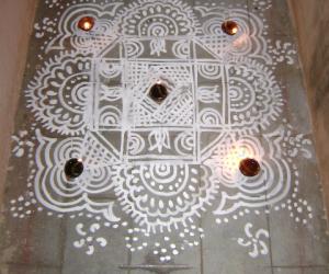 rangoli type maa kolam