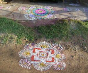 kolams for pongal