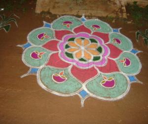 Margazhi Dew Drops Rangoli Contest - 2010