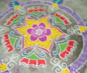 MY NEW YEAR RANGOLI