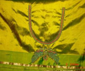 FABRIC SAREE DESIGN!!