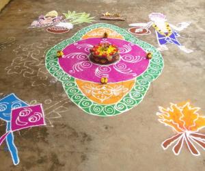 Rangoli: sankranti muggu