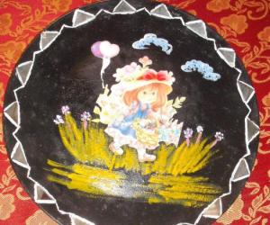 Rangoli: plate painting