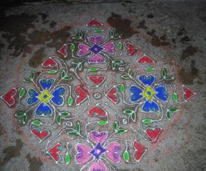 Margazhi pulli kolam