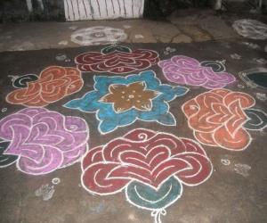 pongal kolam