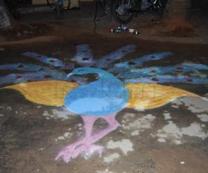 Rangoli: Peacock