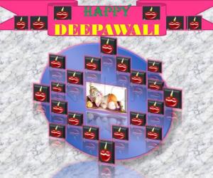 GANESHA DEEPAVALI  "  HAPPY DEEPAVALI FROM GANESHA"