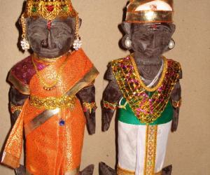 Rangoli: Mara paachi Doll Decoration