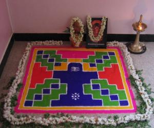 Pooja rangoli