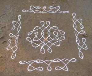 Dotted kolam