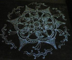 Rangoli: simple kolam