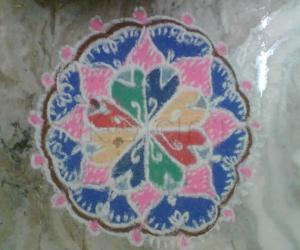 Rangoli: dasara rangoli