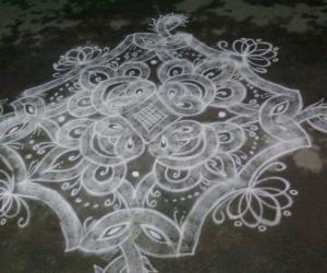 simple kolam.