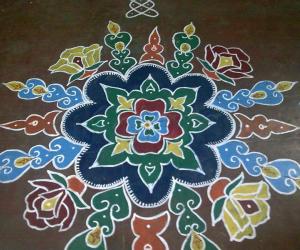 Rangoli kolam