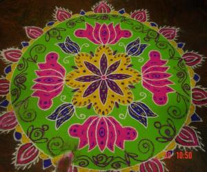 LOTUS RANGOLI