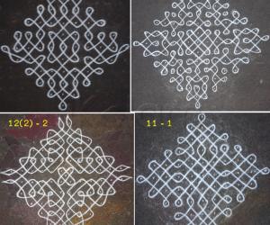 Advanced chikku kolams