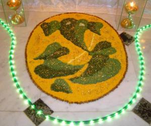 Rangoli: Ganesha rangoli