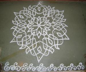 Rangoli: Navrathri Kolam