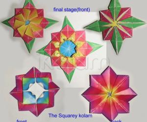 Origami Rangolis