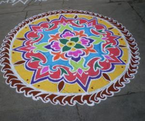 Margazhi Dew Drops Rangoli Contest - 2010