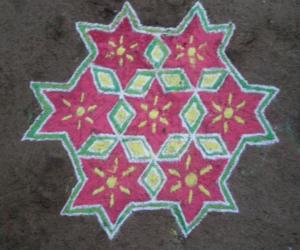 Rangoli: simple rangoli