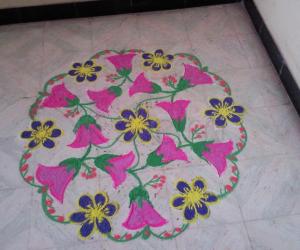 Rangoli: Margazhi Kolam