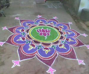 Rangoli: Margazhi Dew Drops Rangoli Contest - 2010