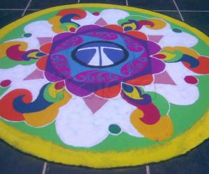 kolam in our college