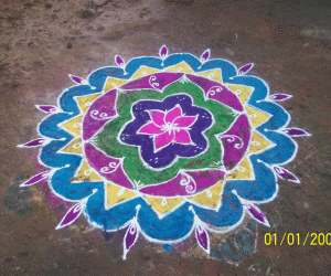 Pongal rangoli