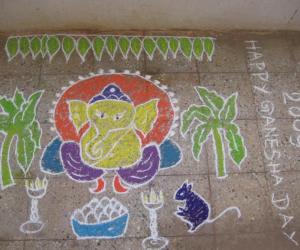 Rangoli: 2009 - Ganesh Chathurthi 