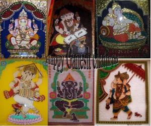 Rangoli: Ganesh chaturthi greetings