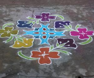 Rangoli: kolam