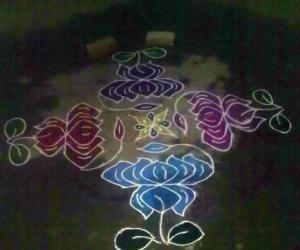 Lotus kolam