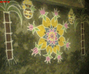 Pongal rangoli