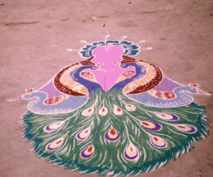 Three in One Rangoli